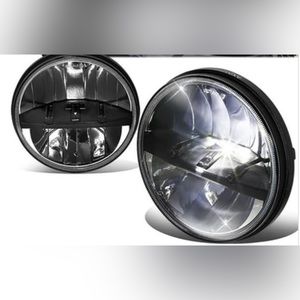 07-18 Jeep Wrangler JK LED Headlights - Chrome Housing